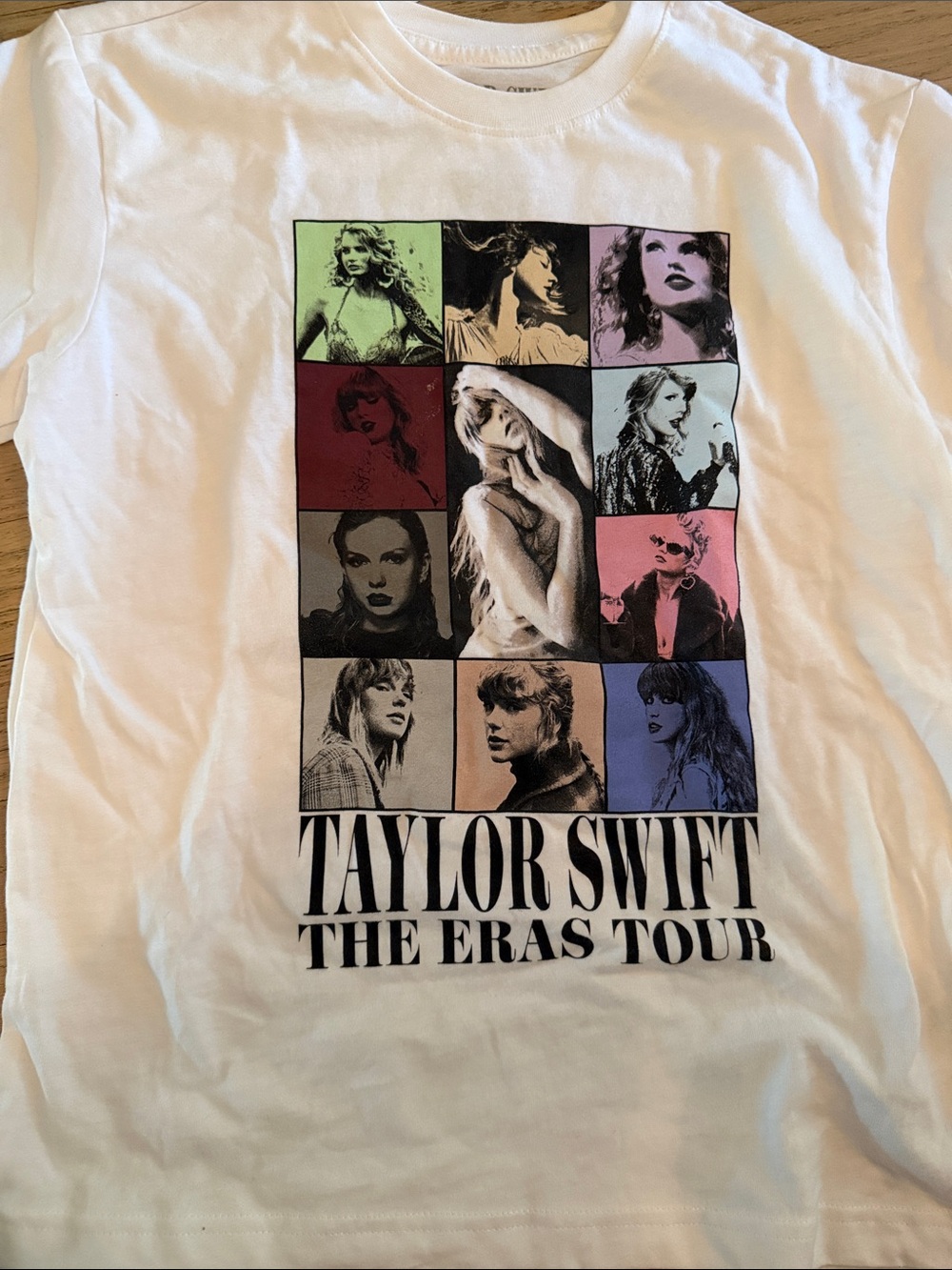 Taylor Swift White 'The Eras Tour' Graphic Tee